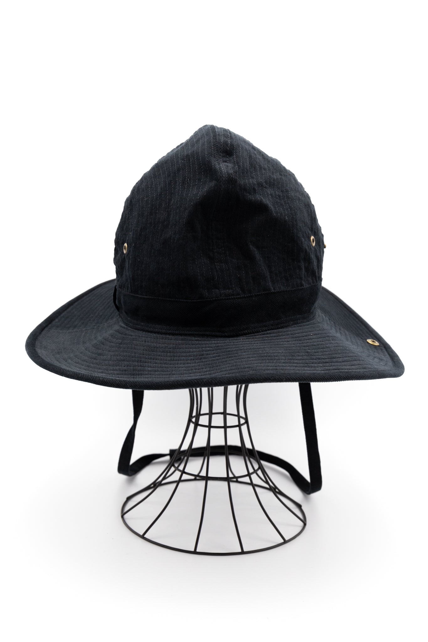 French Safari Hat Corduroy - Black