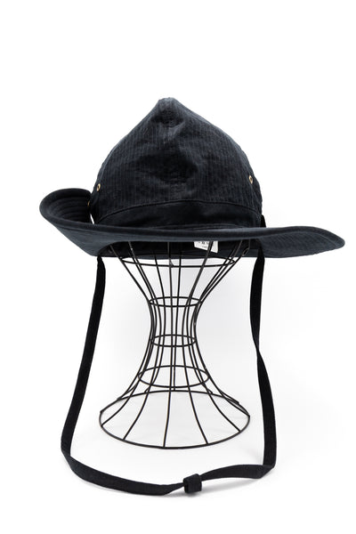 French Safari Hat Corduroy - Black