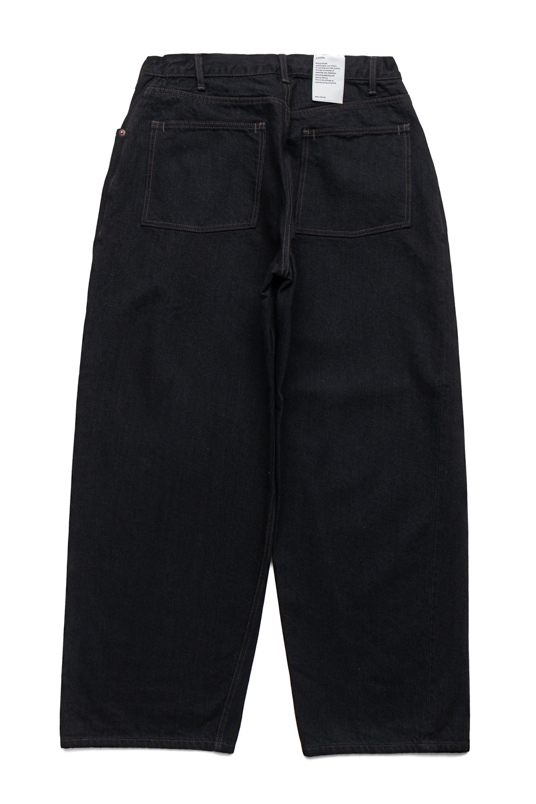 CIOTA Wide Baggy 5 Pocket Pants - Black – BLUE IN GREEN SOHO