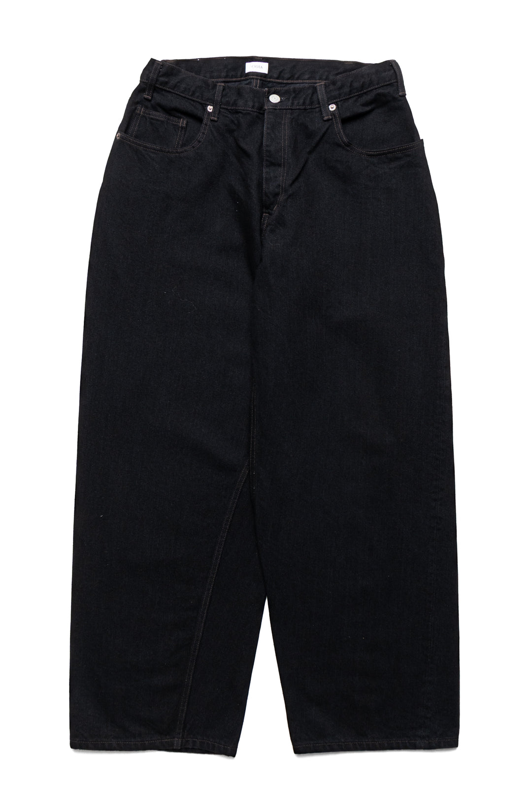 CIOTA Wide Baggy 5 Pocket Pants - Black – BLUE IN GREEN SOHO