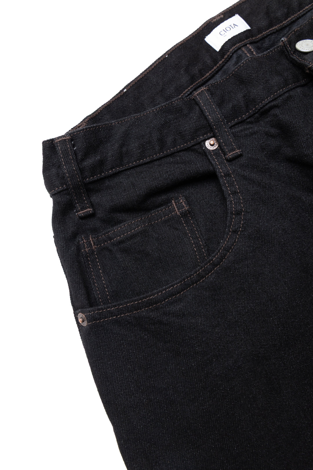 CIOTA Wide Baggy 5 Pocket Pants - Black – BLUE IN GREEN SOHO