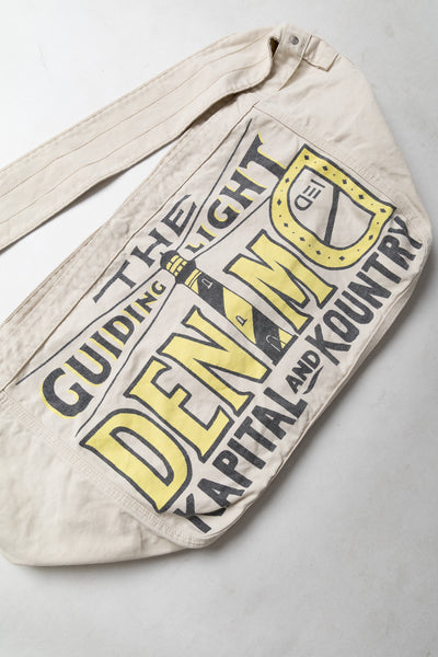 Canvas NEWSPAPER Bag (GUIDING LIGHT) - Ecru
