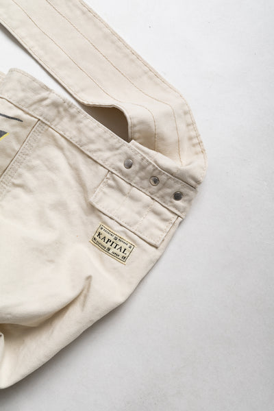 Canvas NEWSPAPER Bag (GUIDING LIGHT) - Ecru