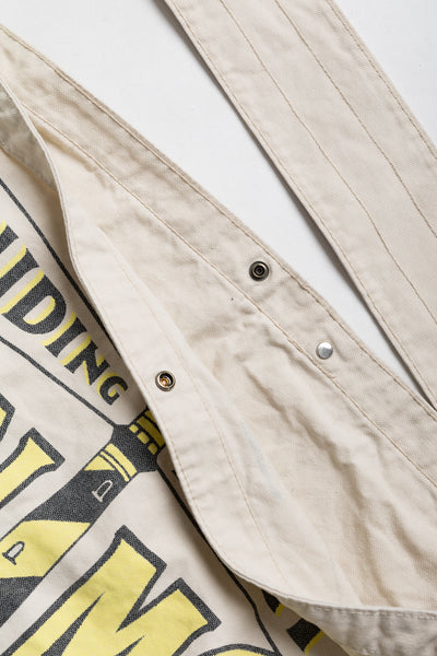 Canvas NEWSPAPER Bag (GUIDING LIGHT) - Ecru