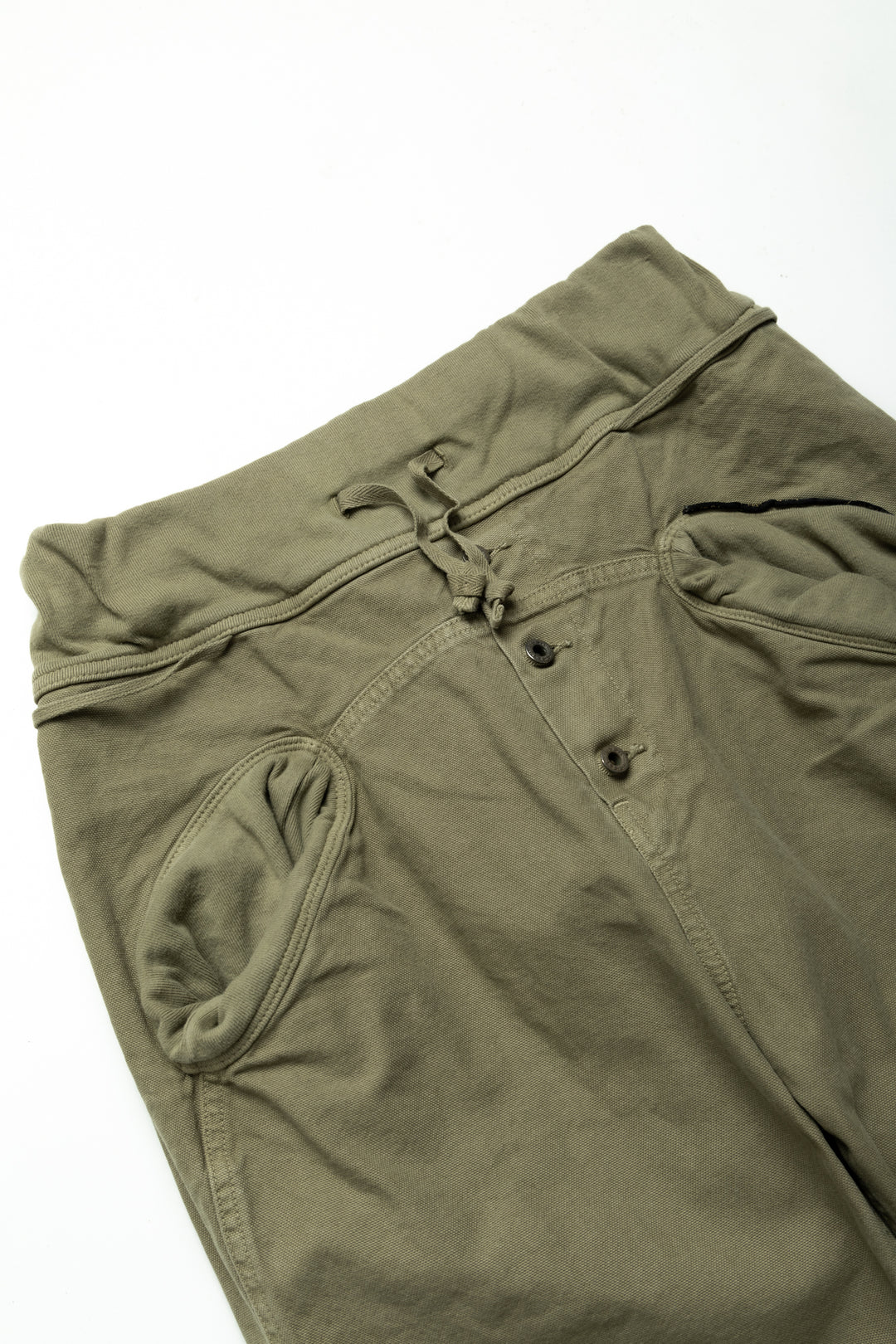 Kapital Light Canvas SAROUEL NOUVELLE Pants - Khaki – BLUE