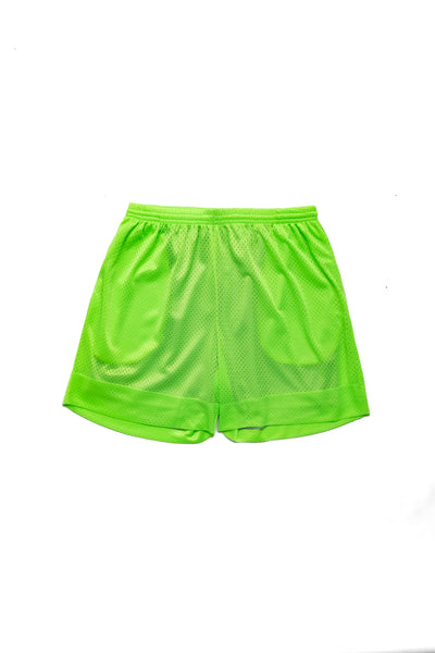 Reversible Mesh Ball Short - Grey/Neon Green