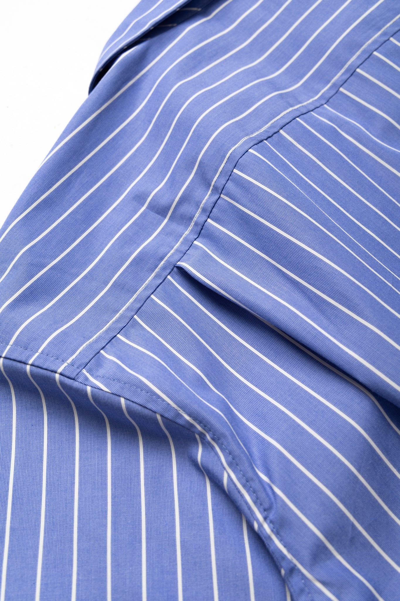 Aloha Shirt - Blue w/ White Stripes