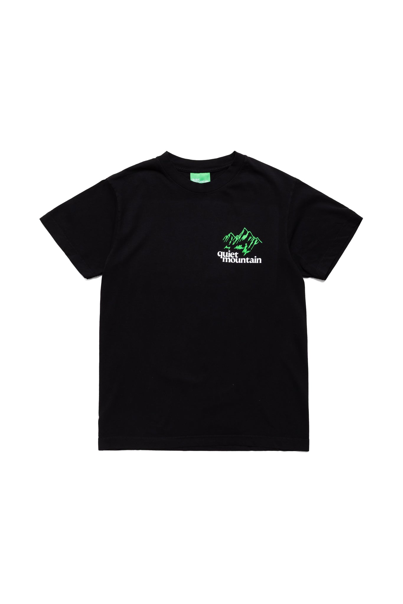 quiet mountain cafe Logo Tee - Black