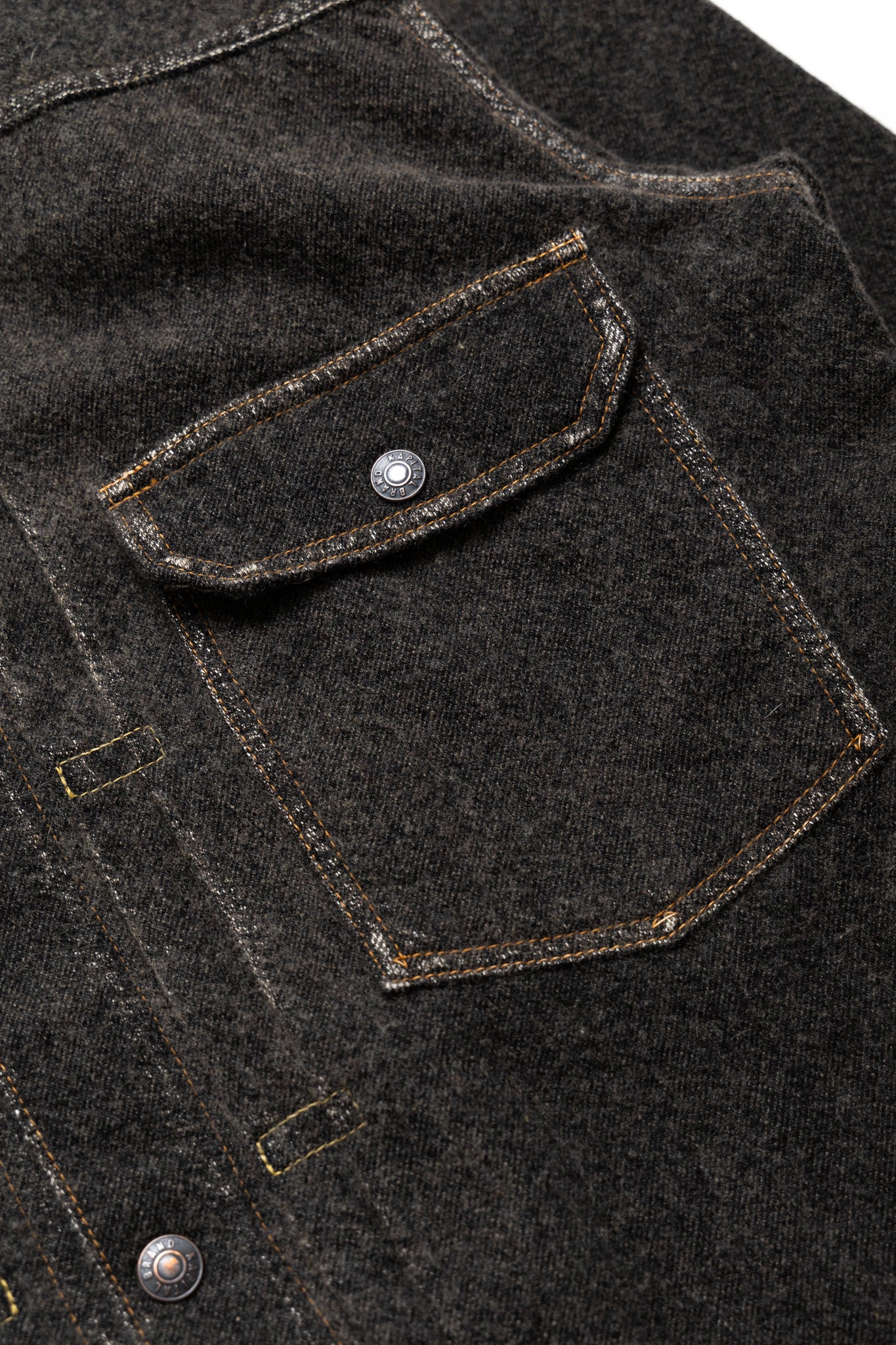 Twill Aging Wool 1st Jacket - Charcoal