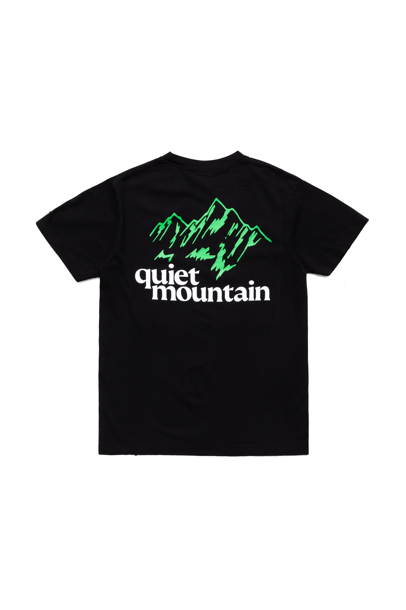 quiet mountain cafe Logo Tee - Black