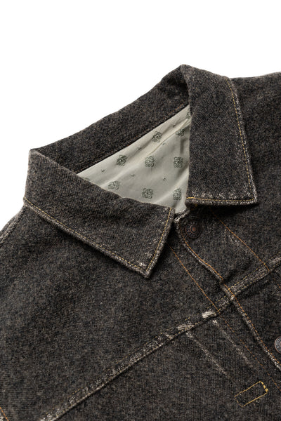 Twill Aging Wool 1st Jacket - Charcoal