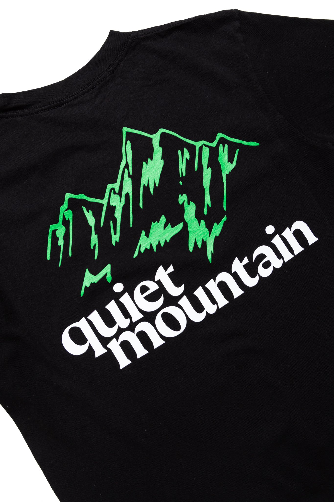 quiet mountain cafe Logo Tee - Black