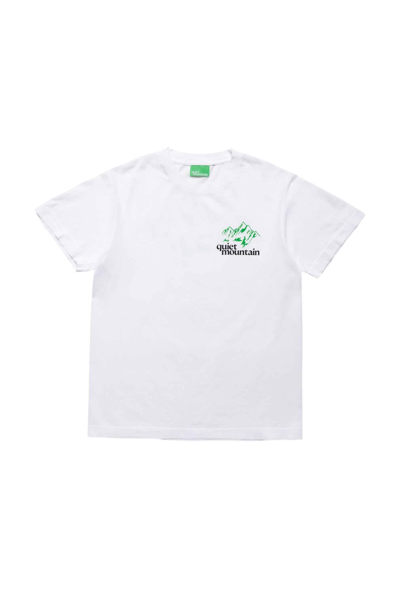 quiet mountain cafe Logo Tee - White