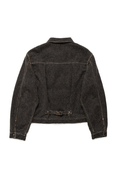 Twill Aging Wool 1st Jacket - Charcoal