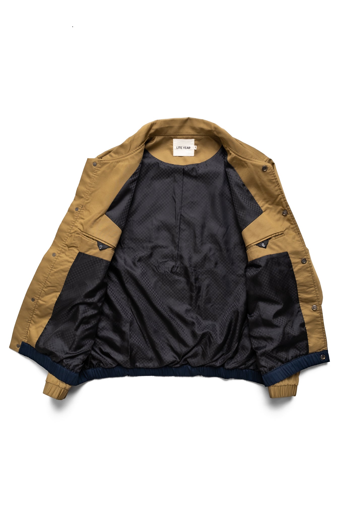Western Jacket - Khaki/Navy