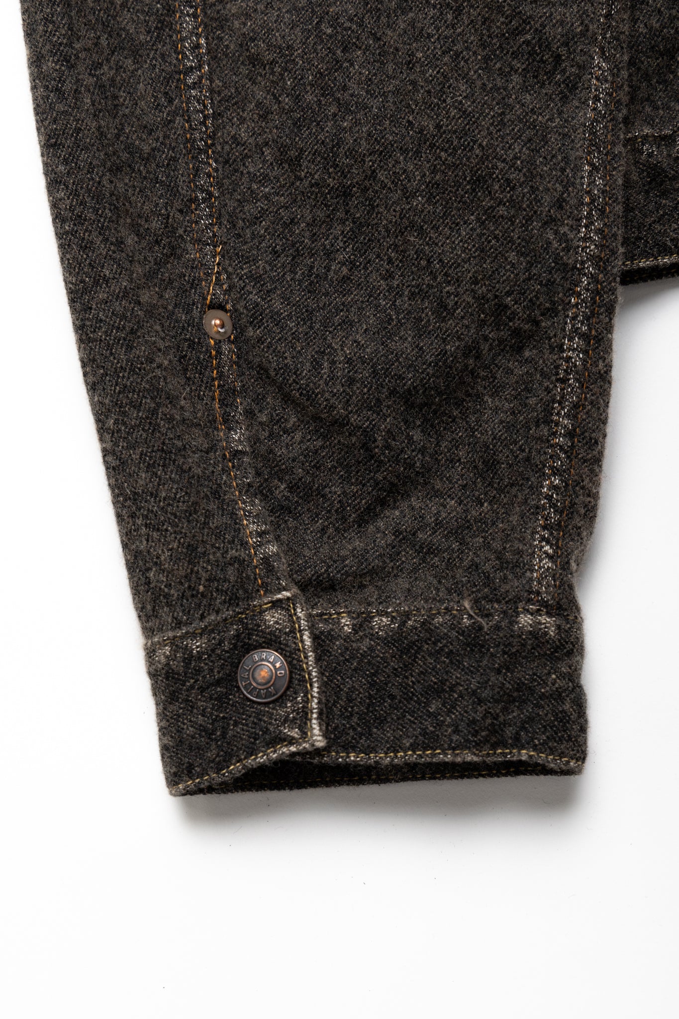 Twill Aging Wool 1st Jacket - Charcoal