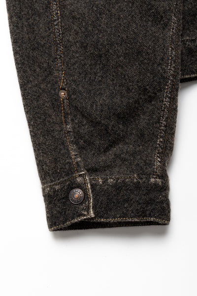 Twill Aging Wool 1st Jacket - Charcoal