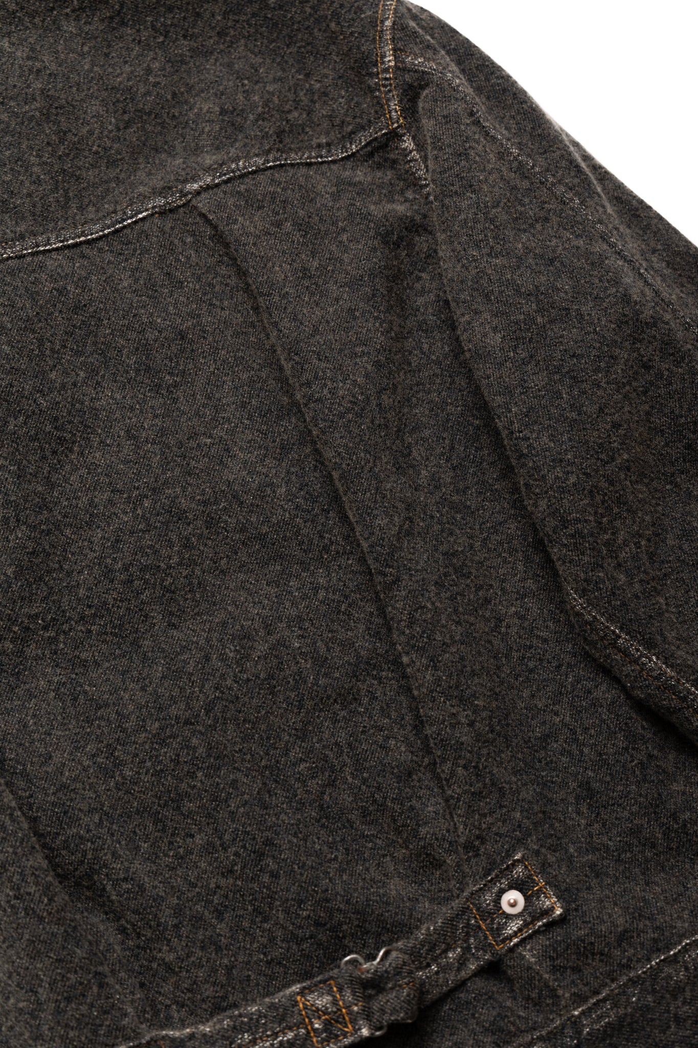 Twill Aging Wool 1st Jacket - Charcoal