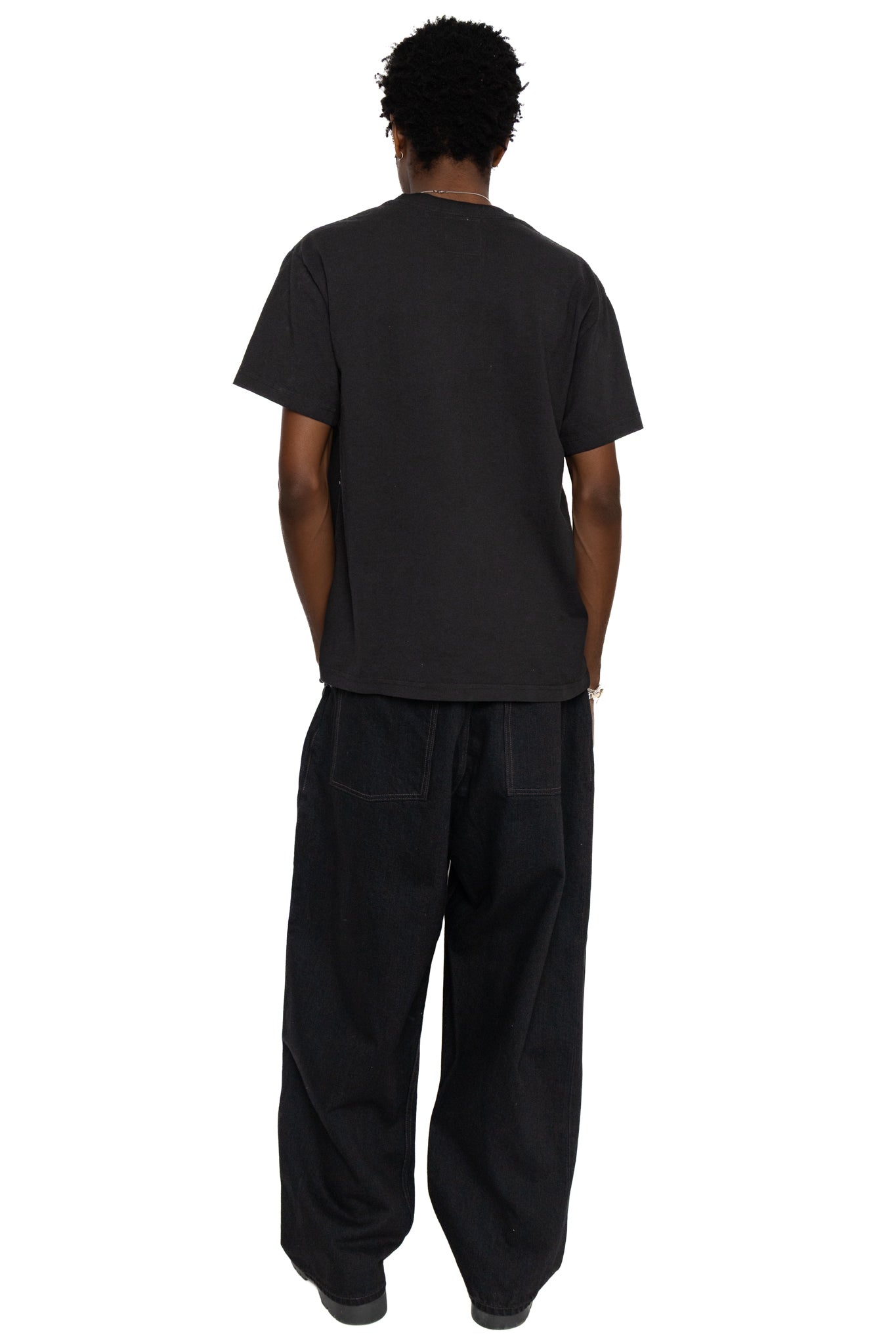 CIOTA Wide Baggy 5 Pocket Pants - Black – BLUE IN GREEN SOHO