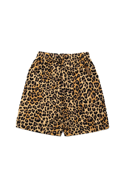 Combed Burberry Leopard EASY Shorts - Brown