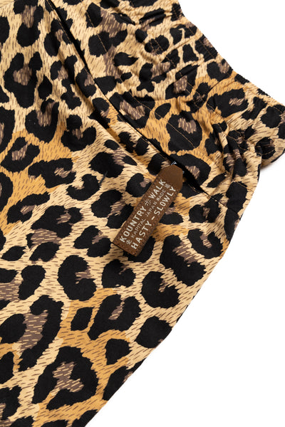 Combed Burberry Leopard EASY Shorts - Brown