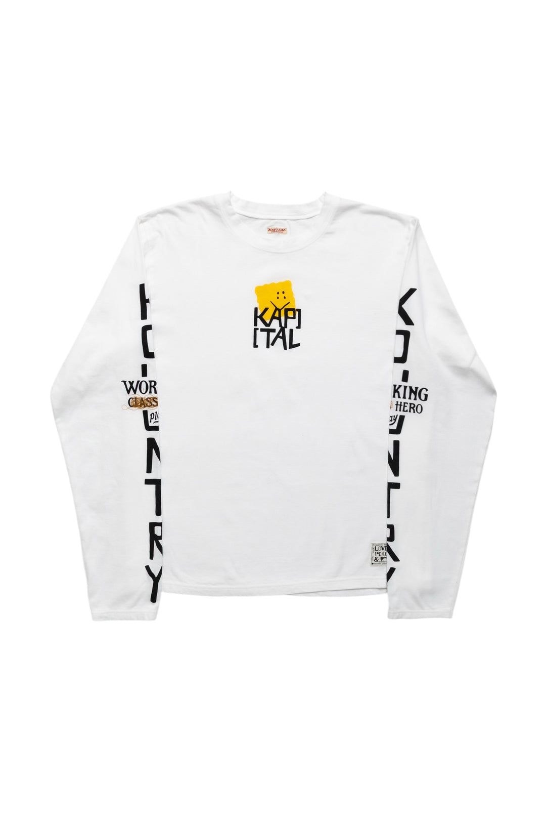 Kapital 20/- Jersey Crew Long Sleeve T (PECKISH KAP