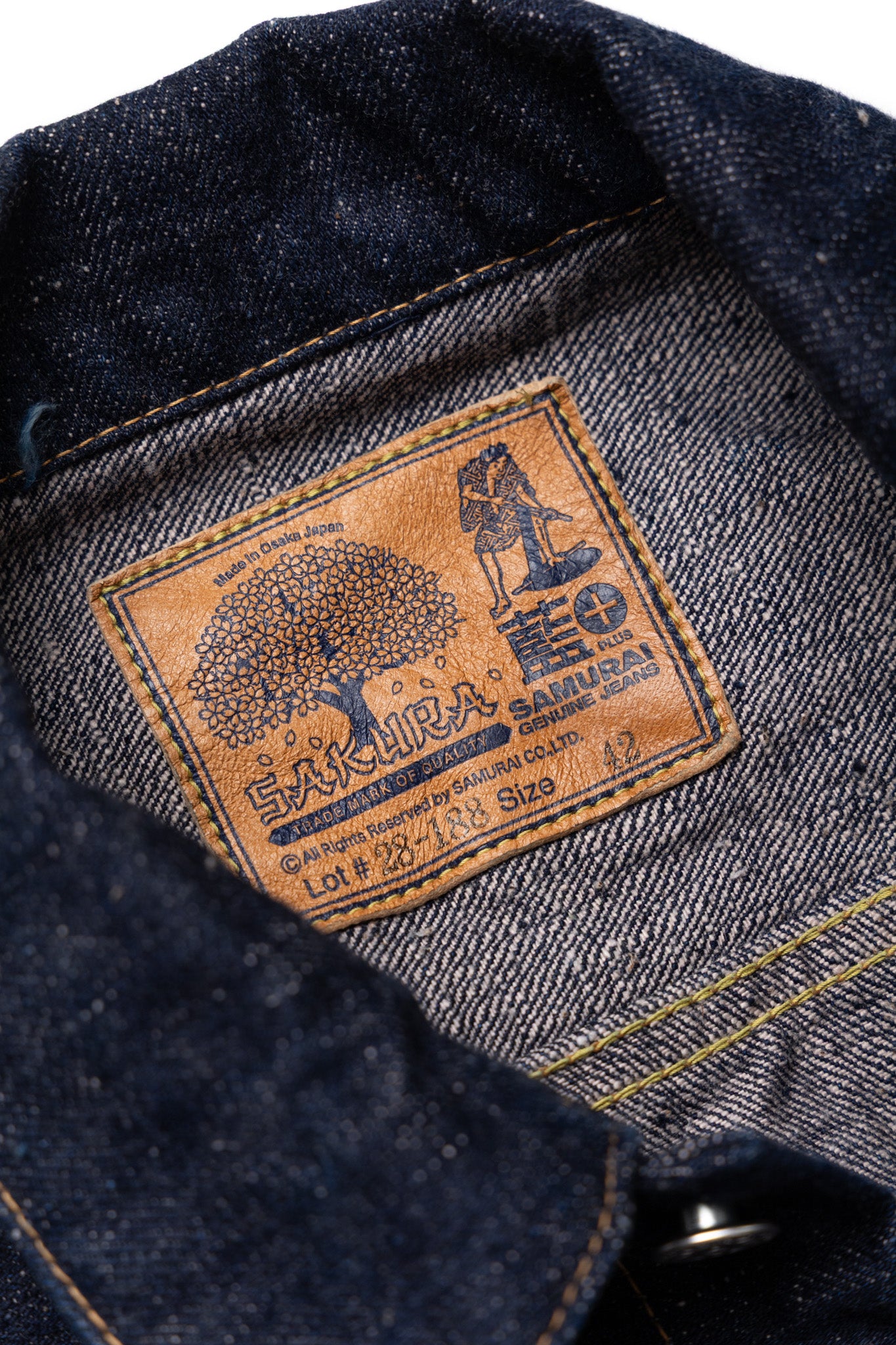 S101AX-SAKURA AI Plus Sakura 18oz Jean Jacket