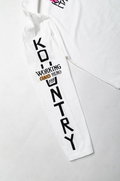 20/- Jersey Crew Long Sleeve T (PECKISH KAP) - Pink