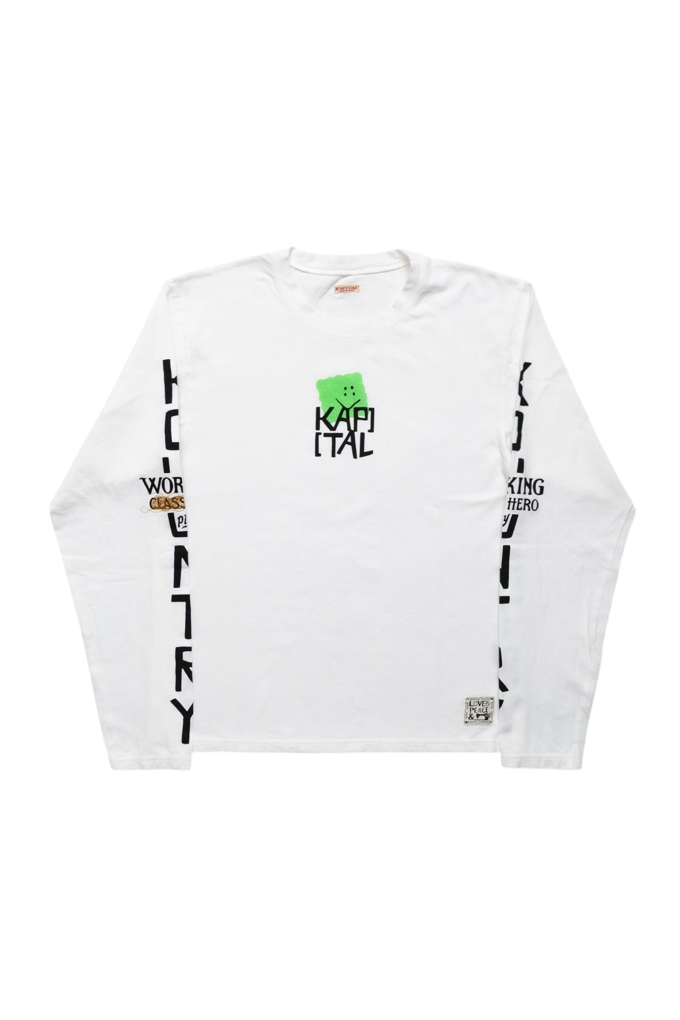 20/- Jersey Crew Long Sleeve T (PECKISH KAP) - Green