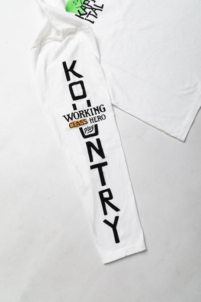20/- Jersey Crew Long Sleeve T (PECKISH KAP) - Green