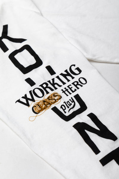 20/- Jersey Crew Long Sleeve T (PECKISH KAP) - Green