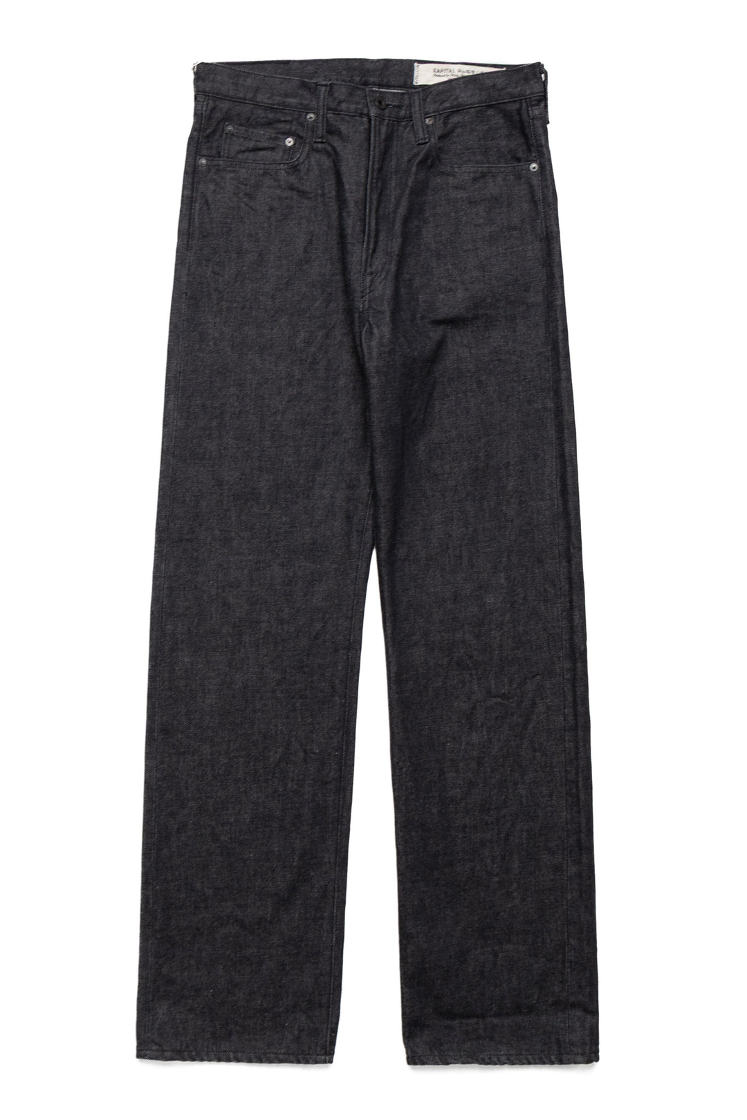Kapital 14oz BLK Denim 5P Monkey TH (ZIP Ver.) – BLUE IN GREEN SOHO