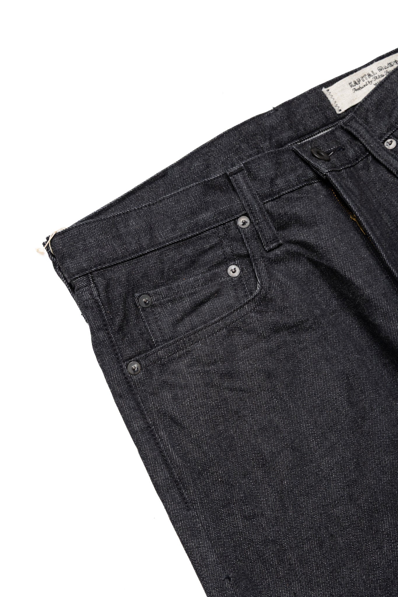 14oz BLK Denim 5P Monkey TH (ZIP Ver.)