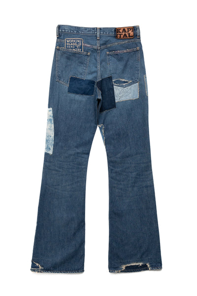 14oz Denim 5P RAT Flare Pants (CRAZY DIXIE Remake)