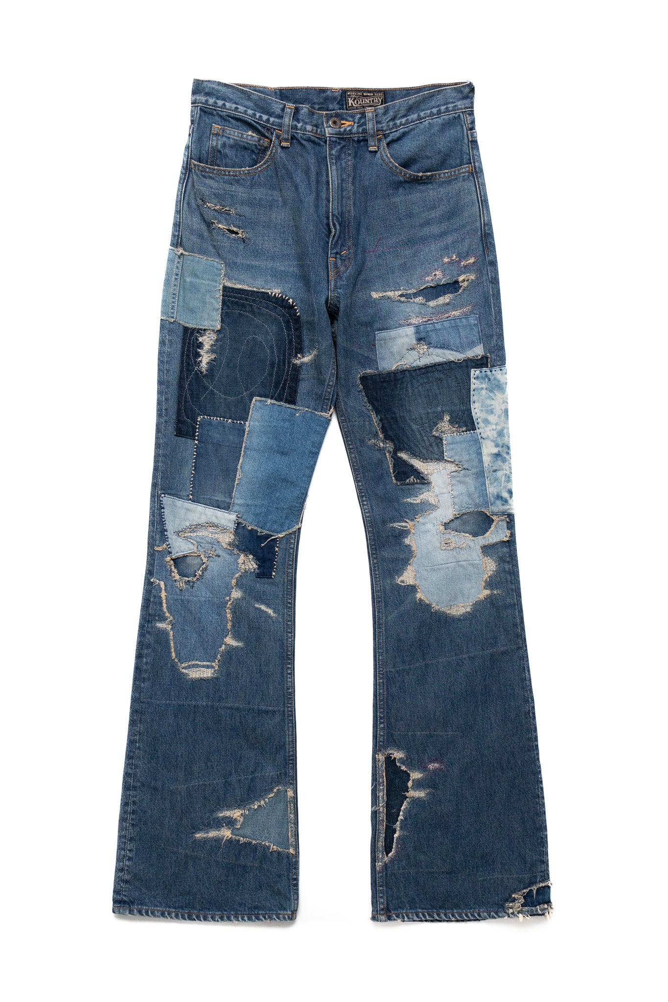 14oz Denim 5P RAT Flare Pants (CRAZY DIXIE Remake)