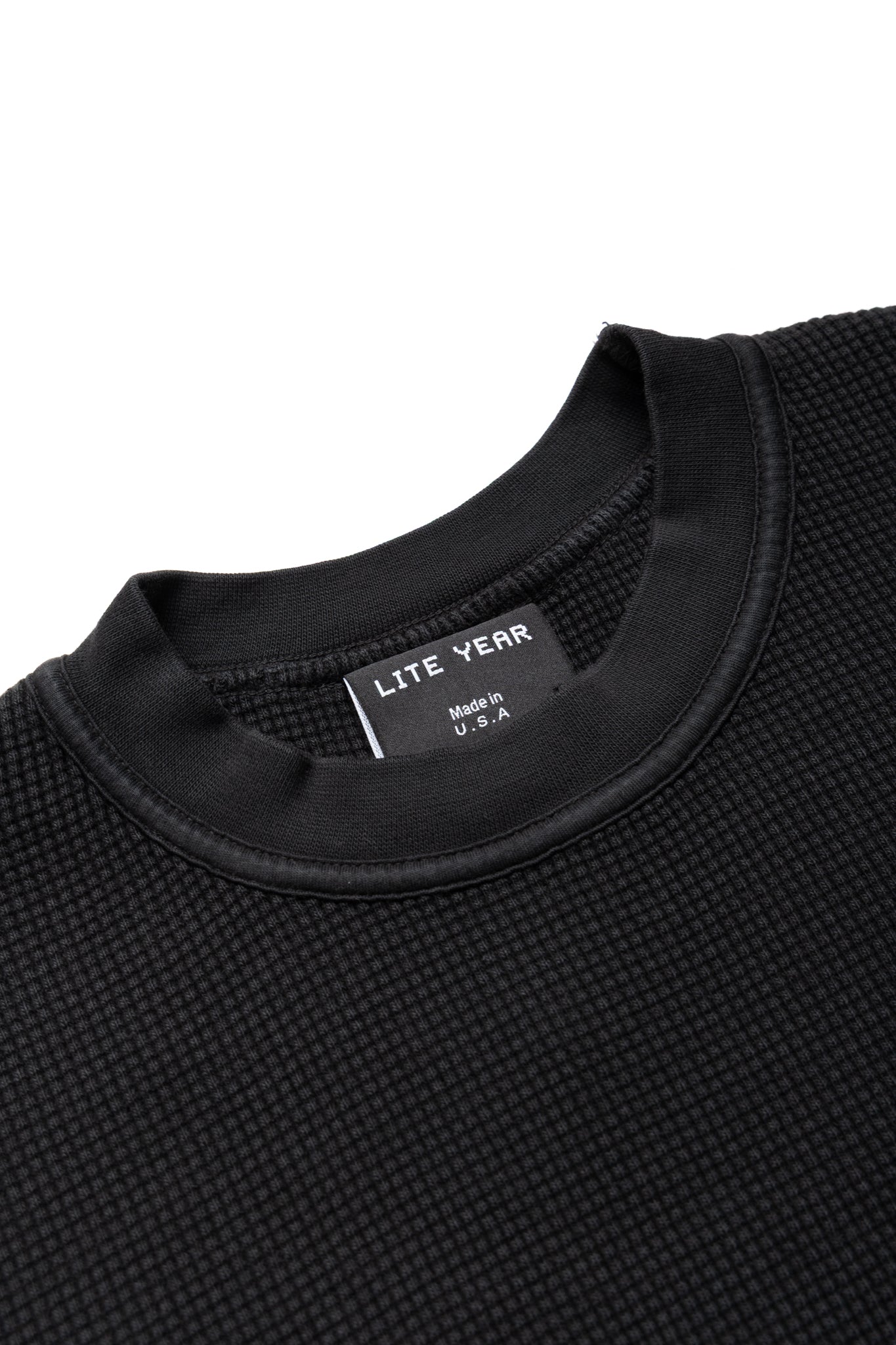 Long Sleeve Thermal - Washed Black