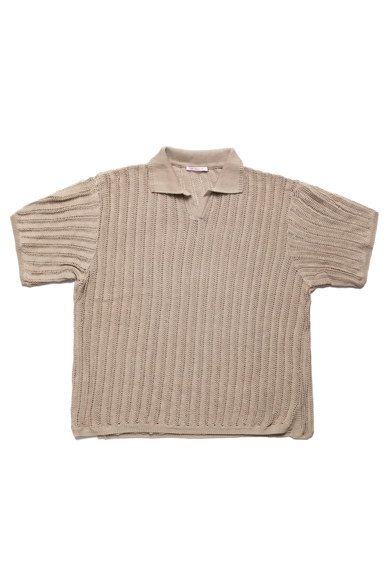 Knit Polo - Beige