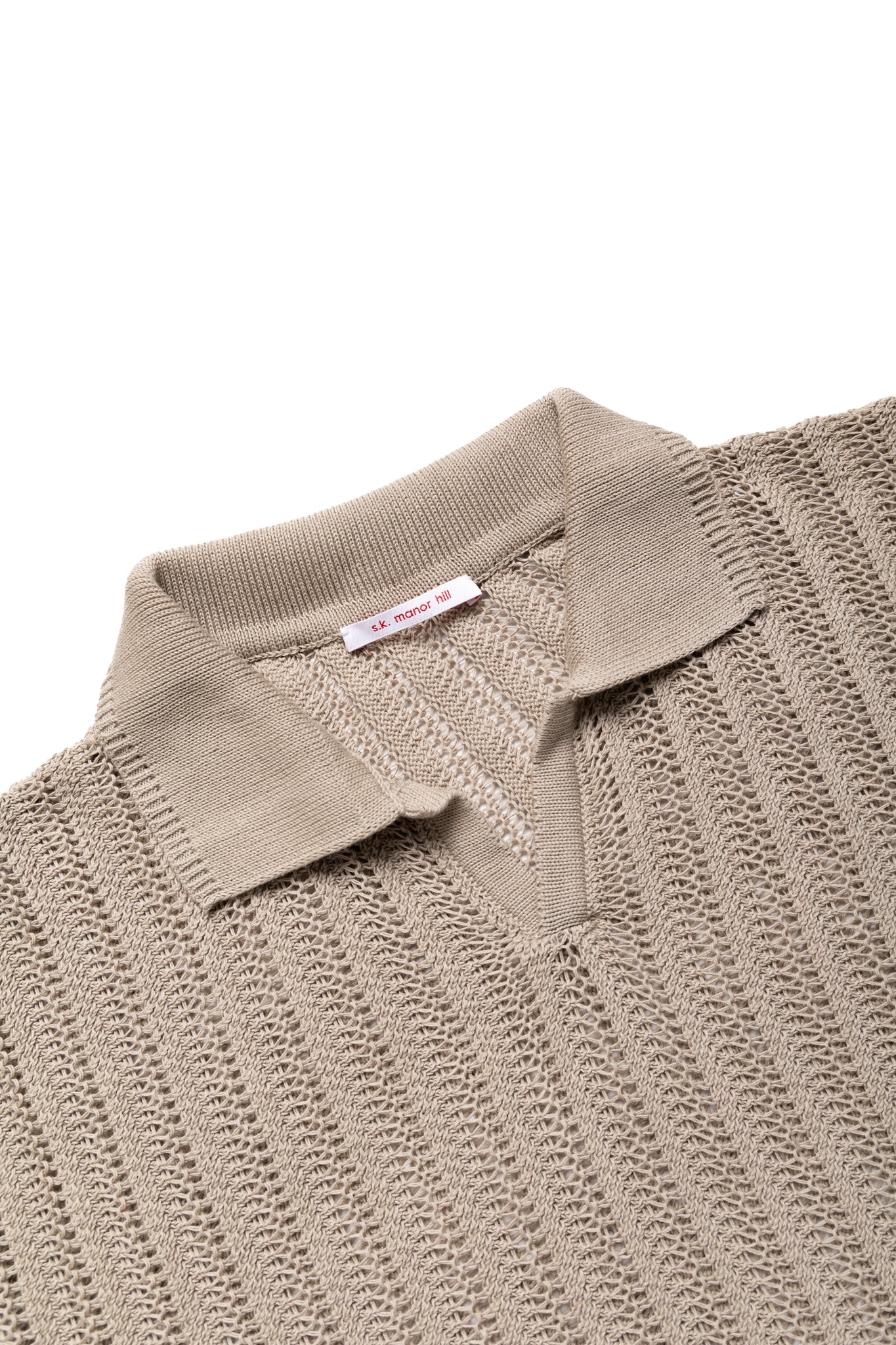 Knit Polo - Beige