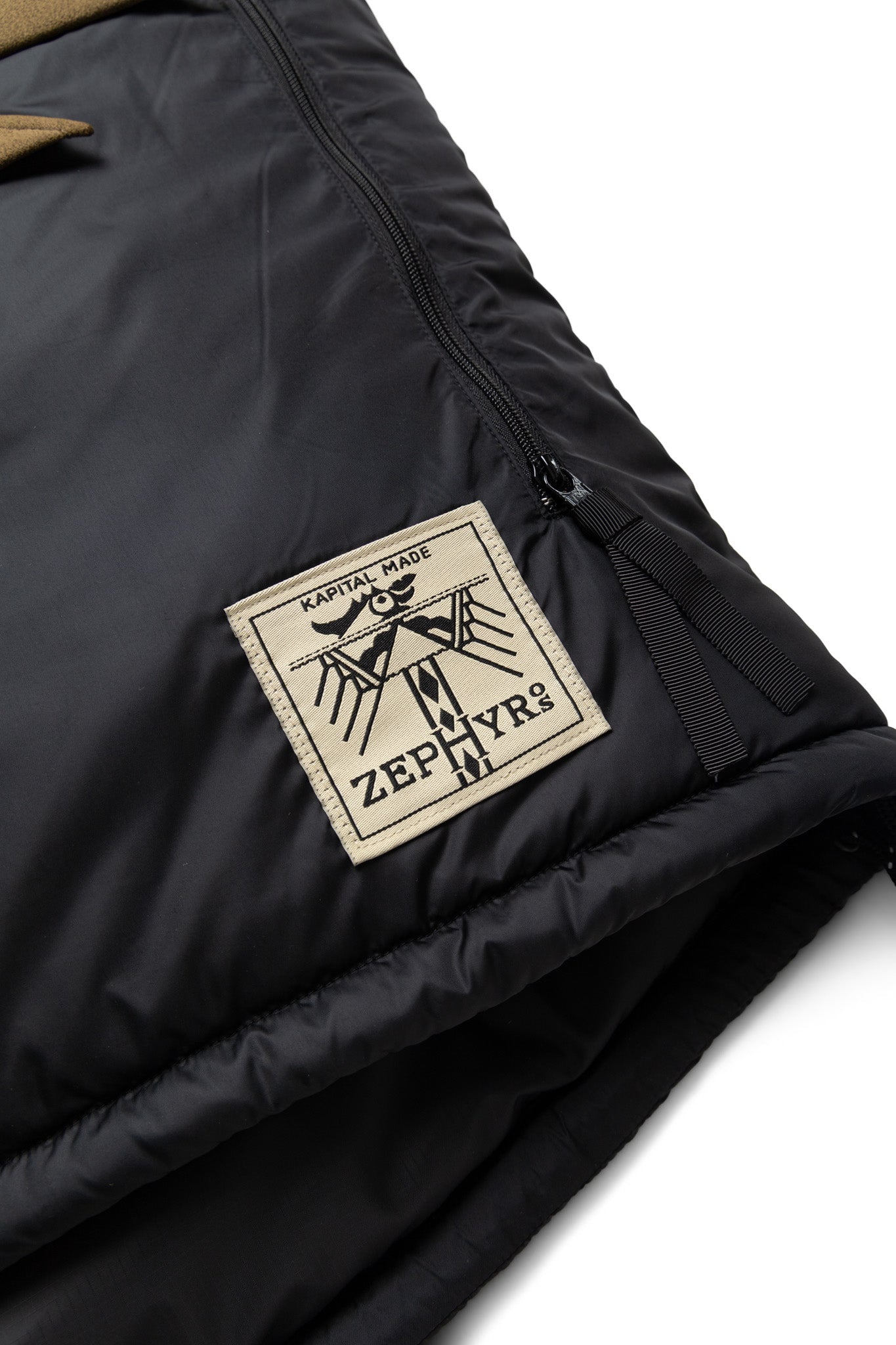 Nylon ZEPHER Fishing Vest - Black x Khaki