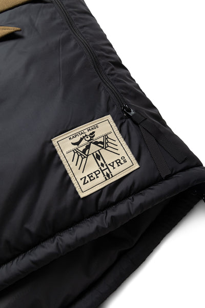 Nylon ZEPHER Fishing Vest - Black x Khaki