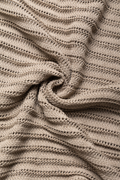 Knit Polo - Beige