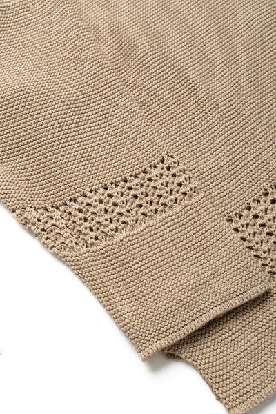 Knit Hockey Sweater - Tan