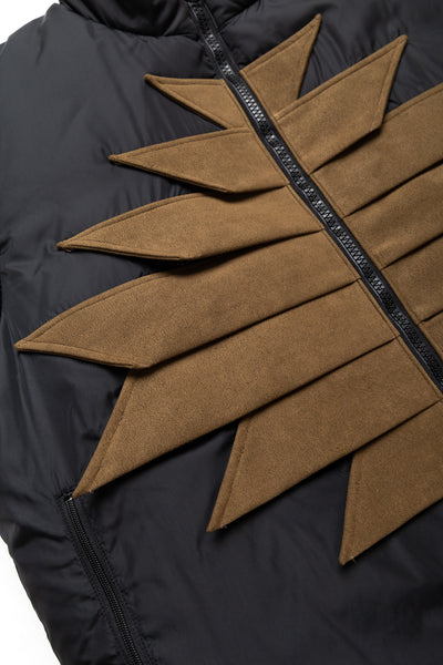 Nylon ZEPHER Fishing Vest - Black x Khaki