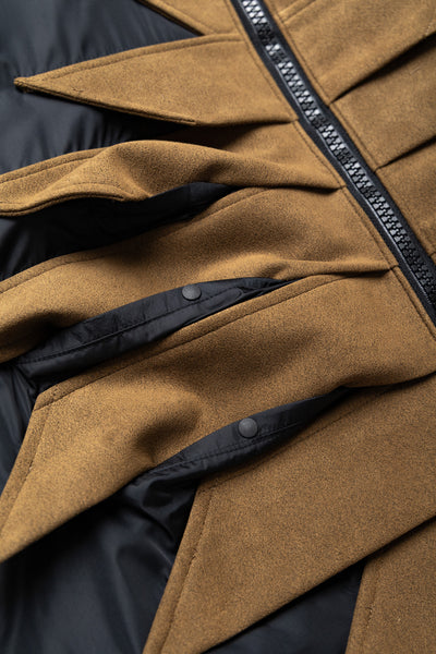 Nylon ZEPHER Fishing Vest - Black x Khaki