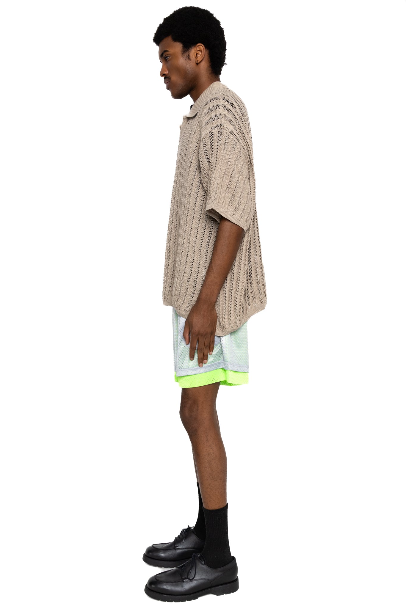 Knit Polo - Beige