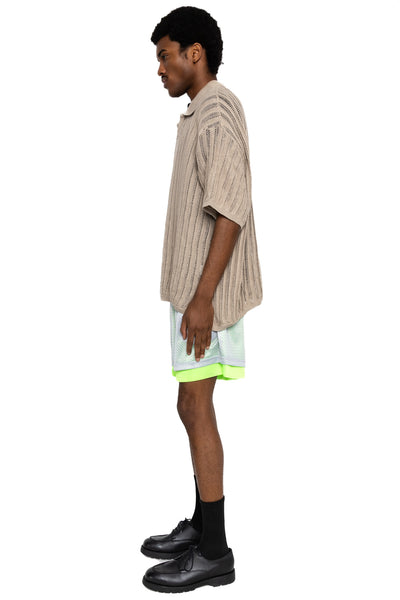Knit Polo - Beige