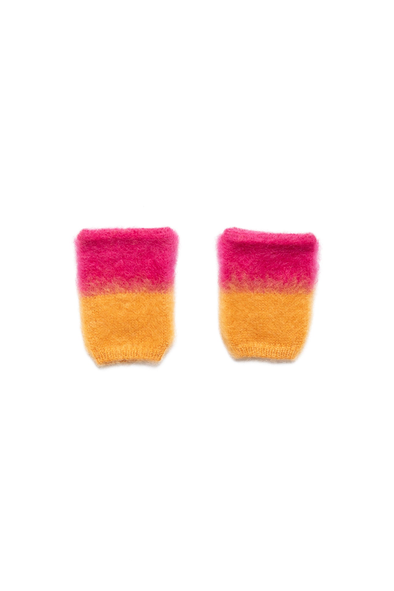 Mohair Knit JOURNEY Gloves - Pink