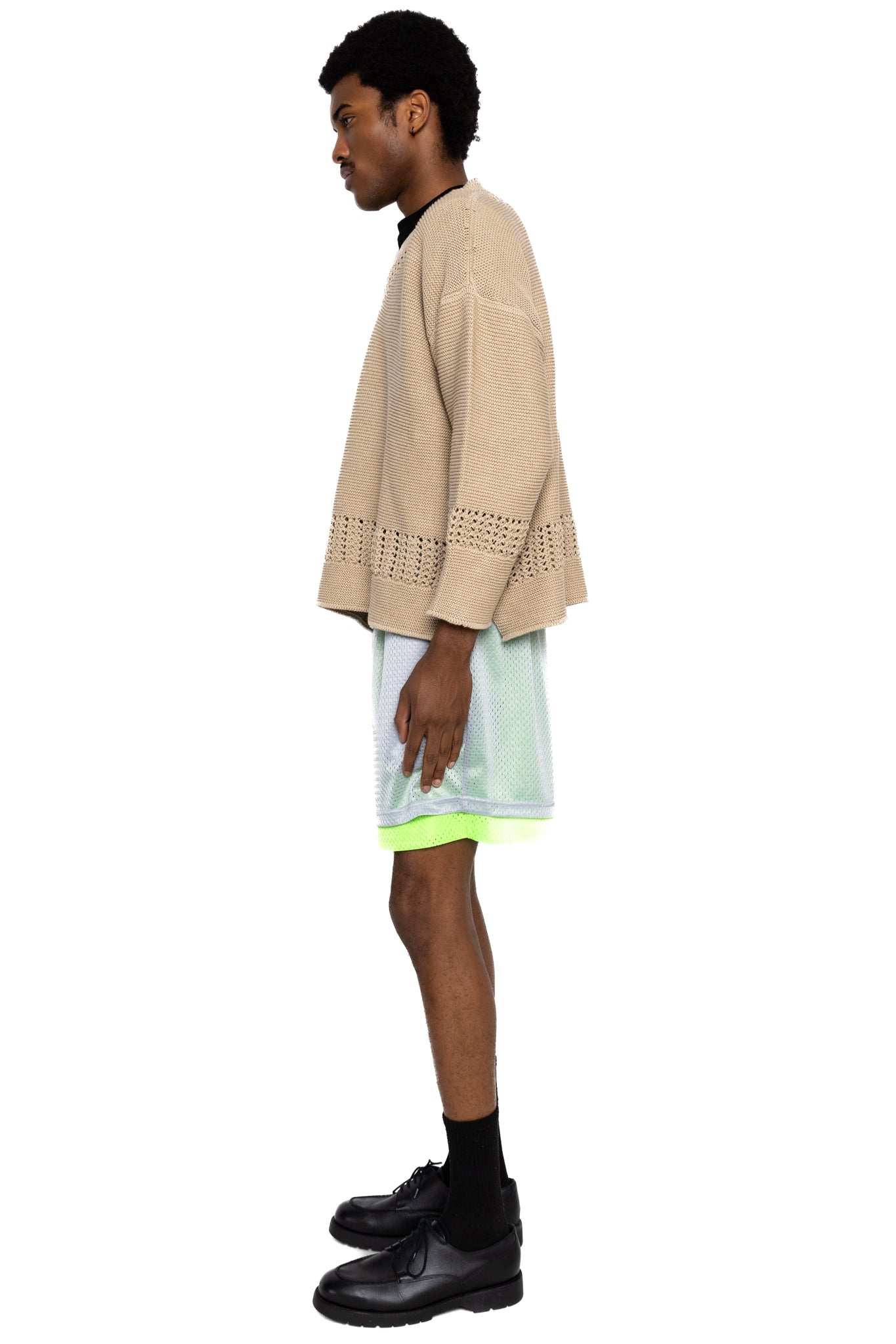 Knit Hockey Sweater - Tan