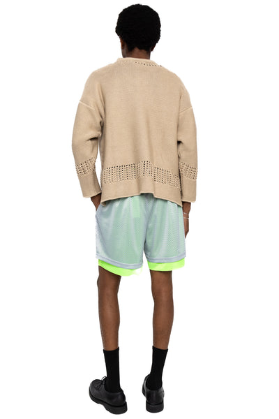 Knit Hockey Sweater - Tan