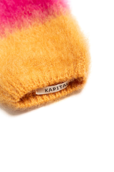 Mohair Knit JOURNEY Gloves - Pink